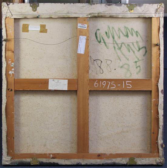 § Gillian Ayres C.B.E., R.A. (1930-) Sidneian and Showers, 36 x 36in., unframed